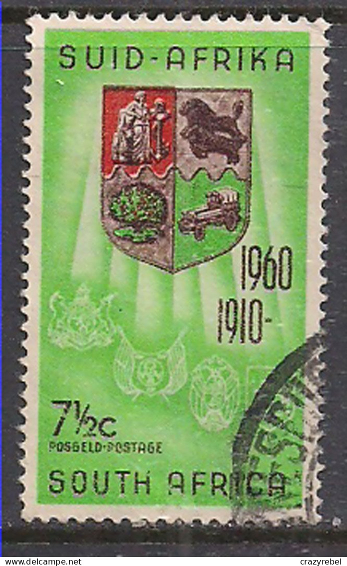 South Africa 1961 QE2 7 1/2c Shield Used SG 192 ( K1074 ) - Gebraucht