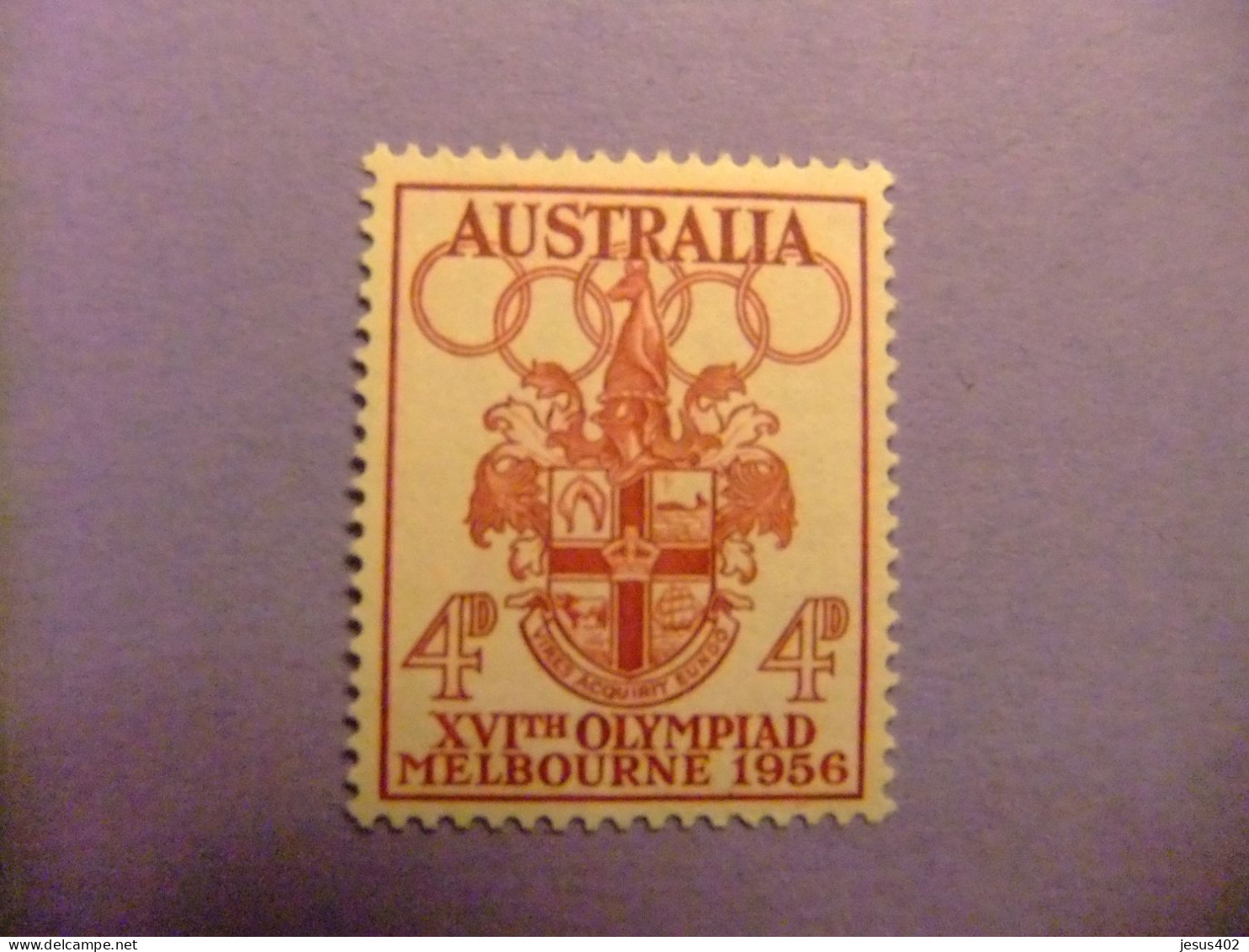 AUSTRALIE / AUSTRALIA 1956 ESCUDO JUEGOS OLIMPICOS MELBURNE YVERT 231 MNH - Mint Stamps