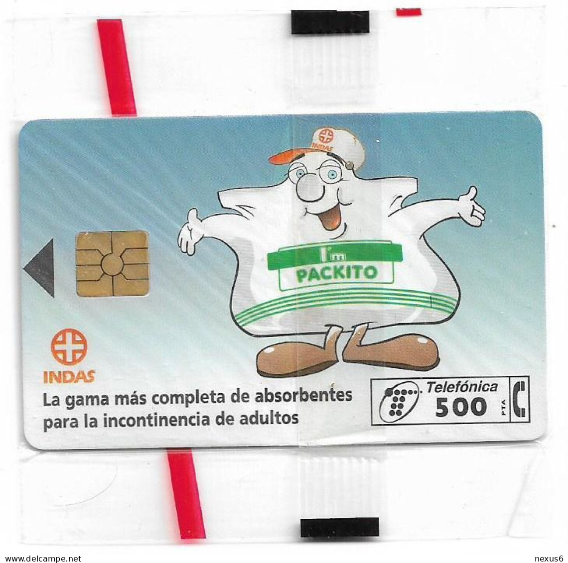 Spain - Telefónica - Packito (Indas) - P-174 - 01.1996, 500PTA, 9.100ex, NSB - Privé-uitgaven