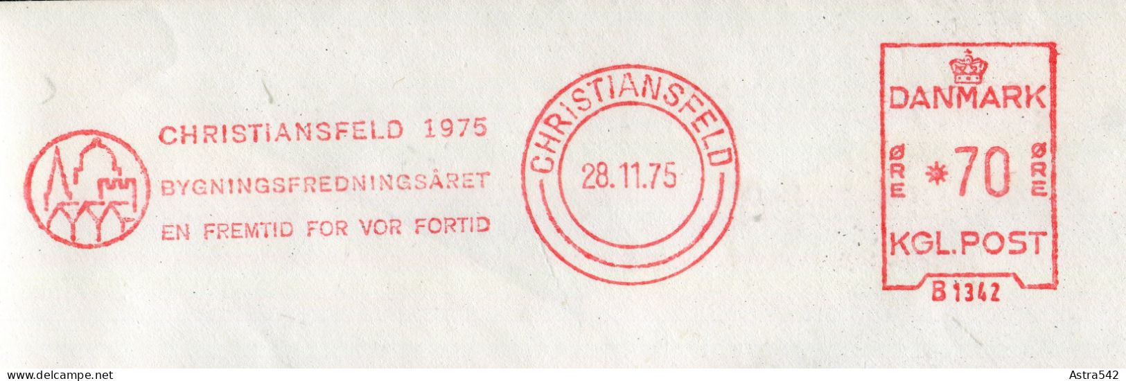 "DAENEMARK" 1976, Freistempel "CHRISTIANSFELD" Auf Brief Nach Deutschland (50065) - Brieven En Documenten