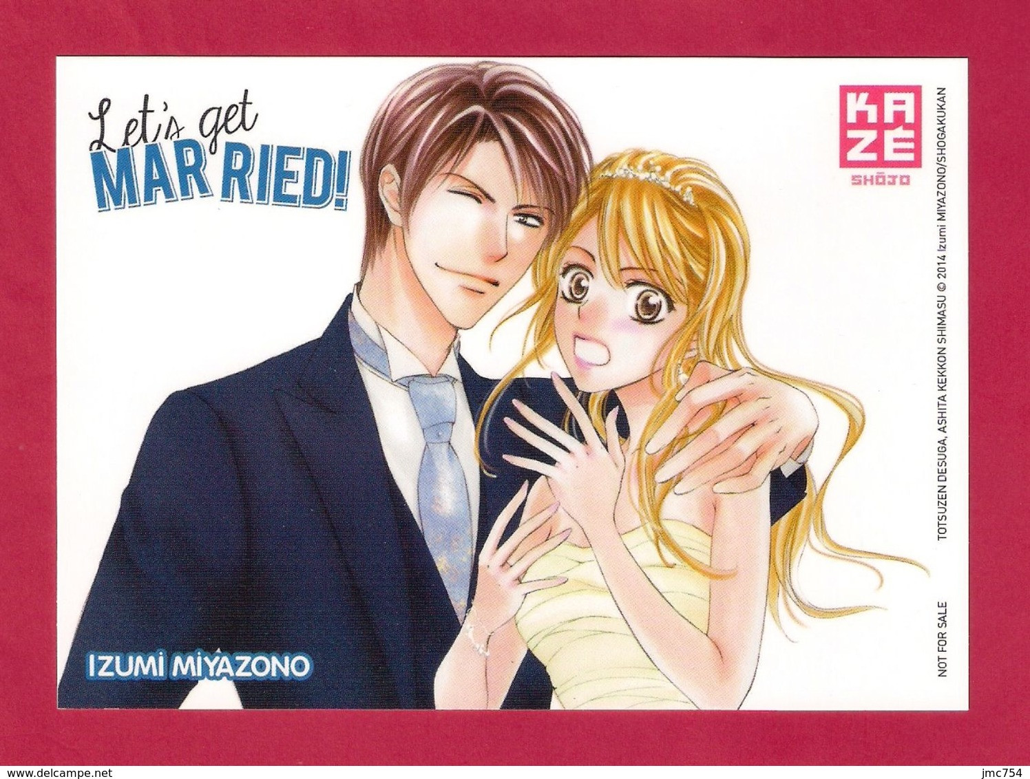 Manga.  Carte Publicitaire.    KAZE Editions. - Varia