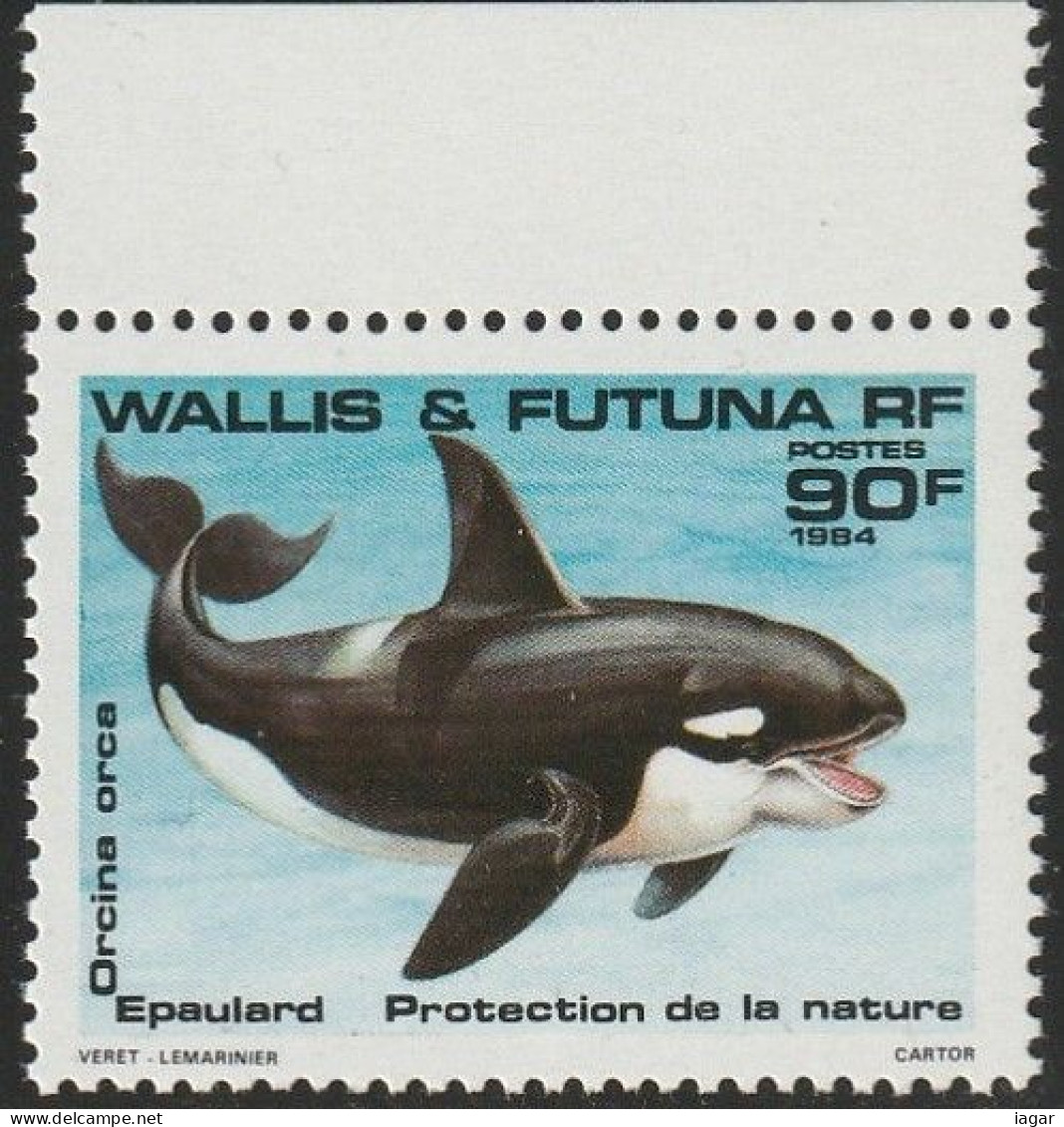 THEMATIC FAUNA:  CETACEANS, ARCINA ORCA   -  WALLIS AND FUTUNA - Dolphins
