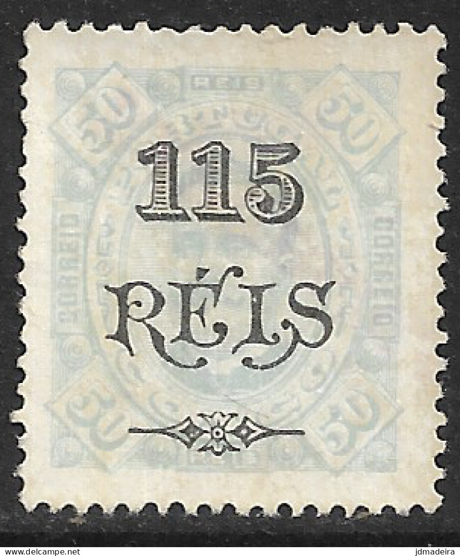 Portuguese Congo – 1902 King Carlos Surcharged 115 On 50 Réis Mint Stamp - Portugiesisch-Kongo