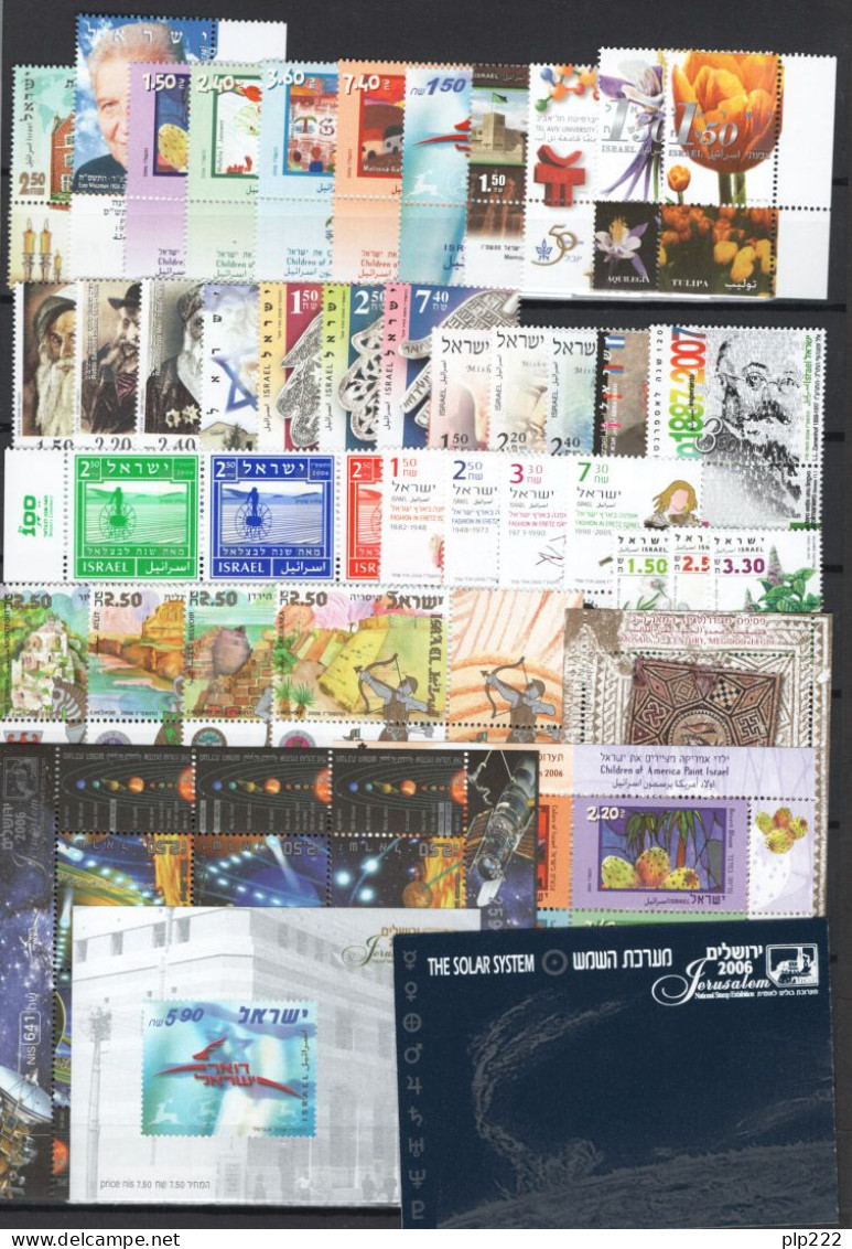 Israele 2006 Annata Completa Con Appendice / Complete Year Set With Tab **/MNH VF - Komplette Jahrgänge