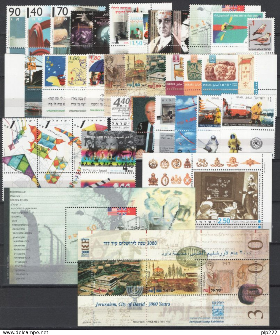 Israele 1995 Annata Completa Con Appendice / Complete Year Set With Tab **/MNH VF - Komplette Jahrgänge