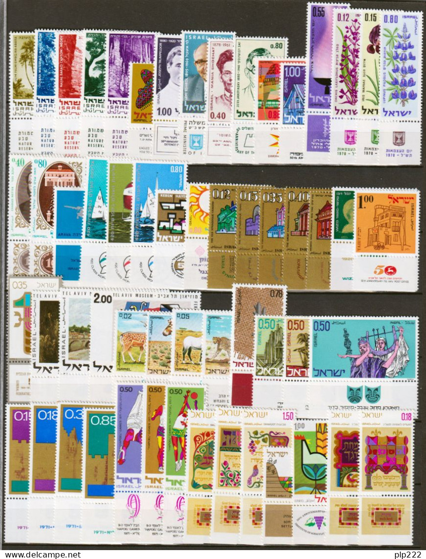 Israele 1970/79 Periodo Completo / Complete Period Con Appendice / With Tab**/MNH VF - Années Complètes