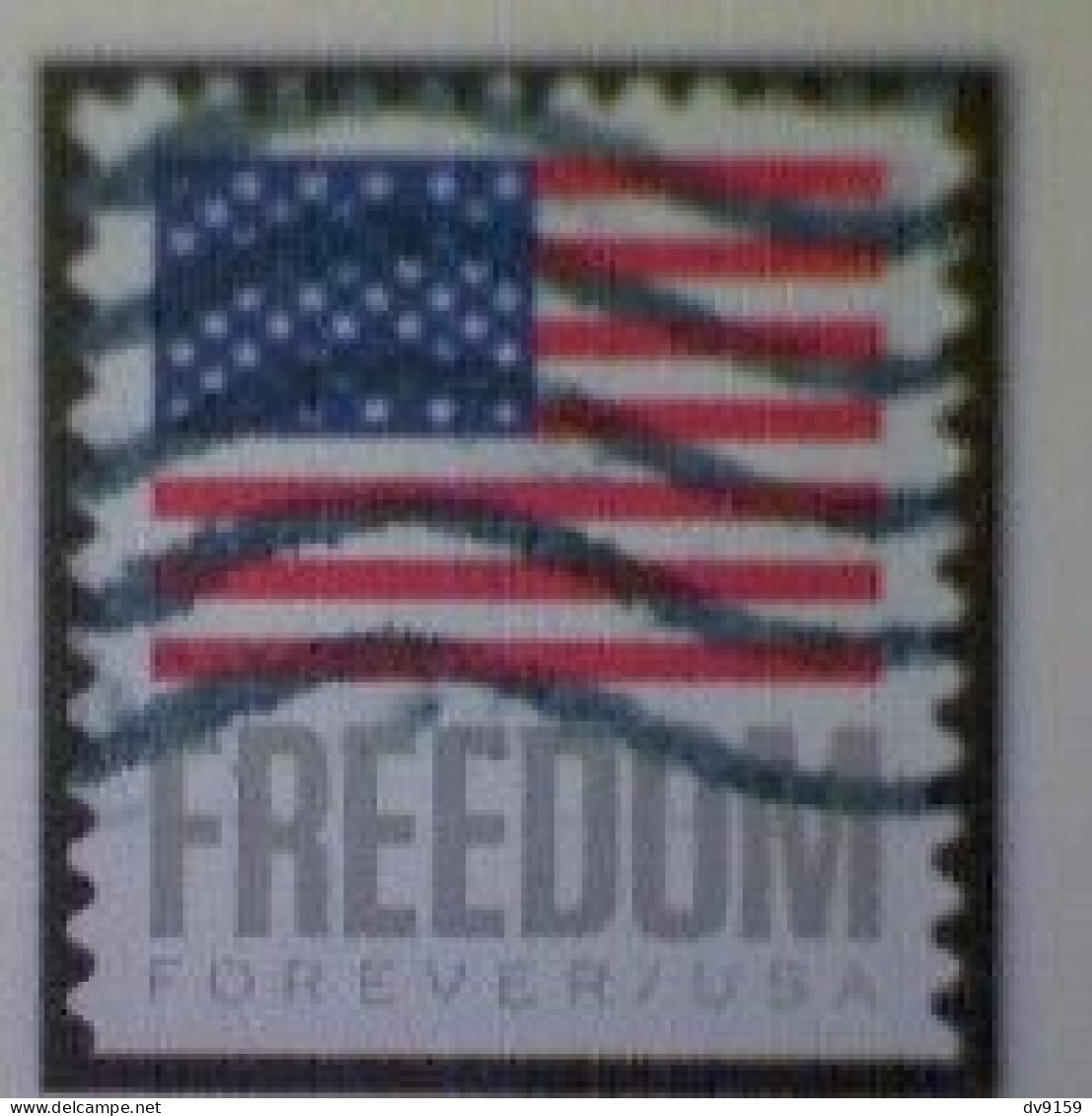 United States, Scott #5790, Used(o) Booklet, 2023, Flag Definitive: Freedom Flag, (63¢) Forever - Gebraucht