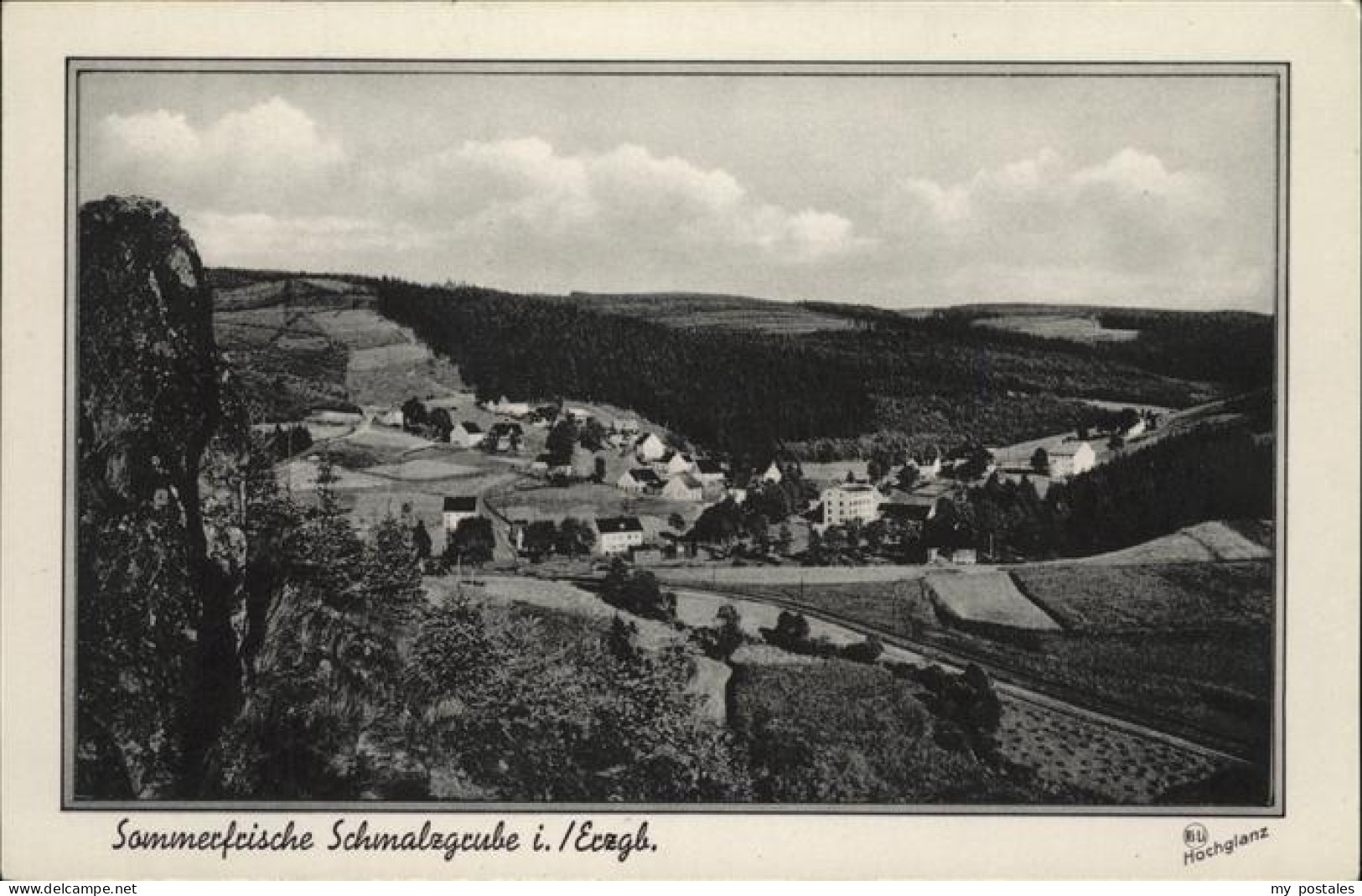 41195152 Schmalzgrube Felsgruppen, Pressnitztal Joehstadt - Jöhstadt