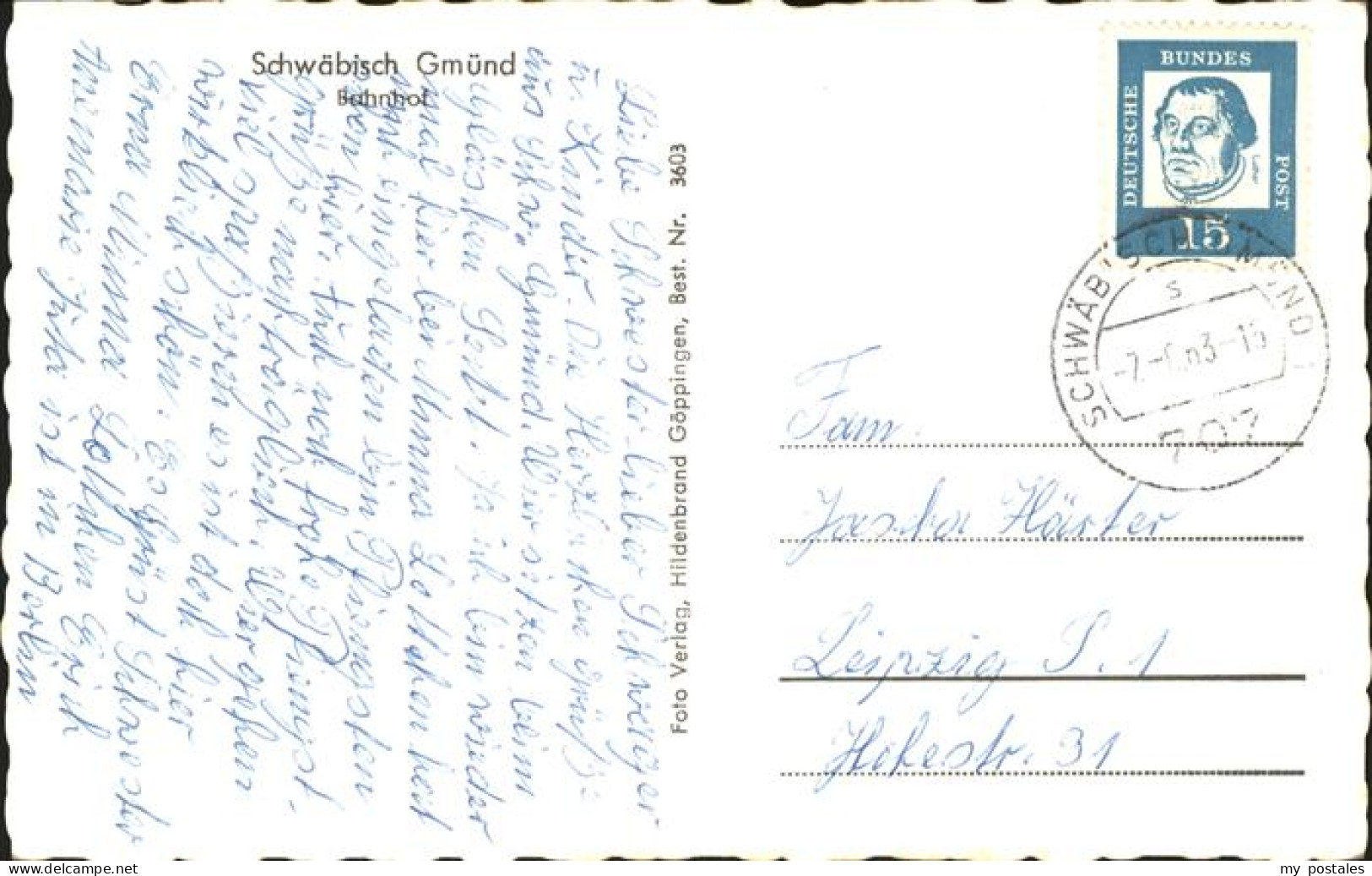 41195103 Schwaebisch Gmuend Bahnhof Schwaebisch Gmuend - Schwaebisch Gmünd