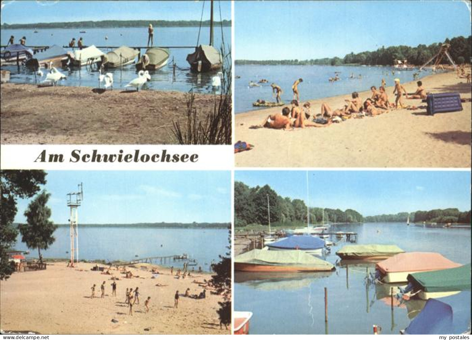 41195055 Schwielochsee Jessern, Zaue, Goyatz, Badesee Schwielochsee - Goyatz