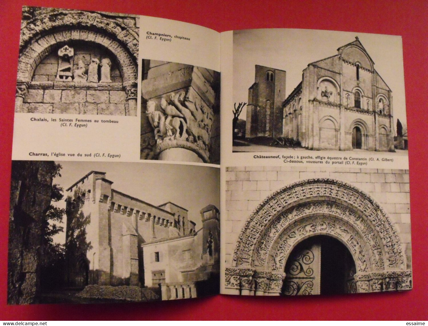 églises de Charente par Charles Daras. Art et tourisme. 1971. torsac trois-palis ruffec  mouthiers magnac lichères dirac