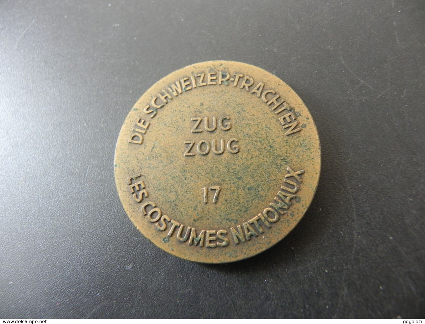 Medaille Medal - Schweiz Suisse Switzerland - Schweizer Trachten Zug Zoug - Andere & Zonder Classificatie