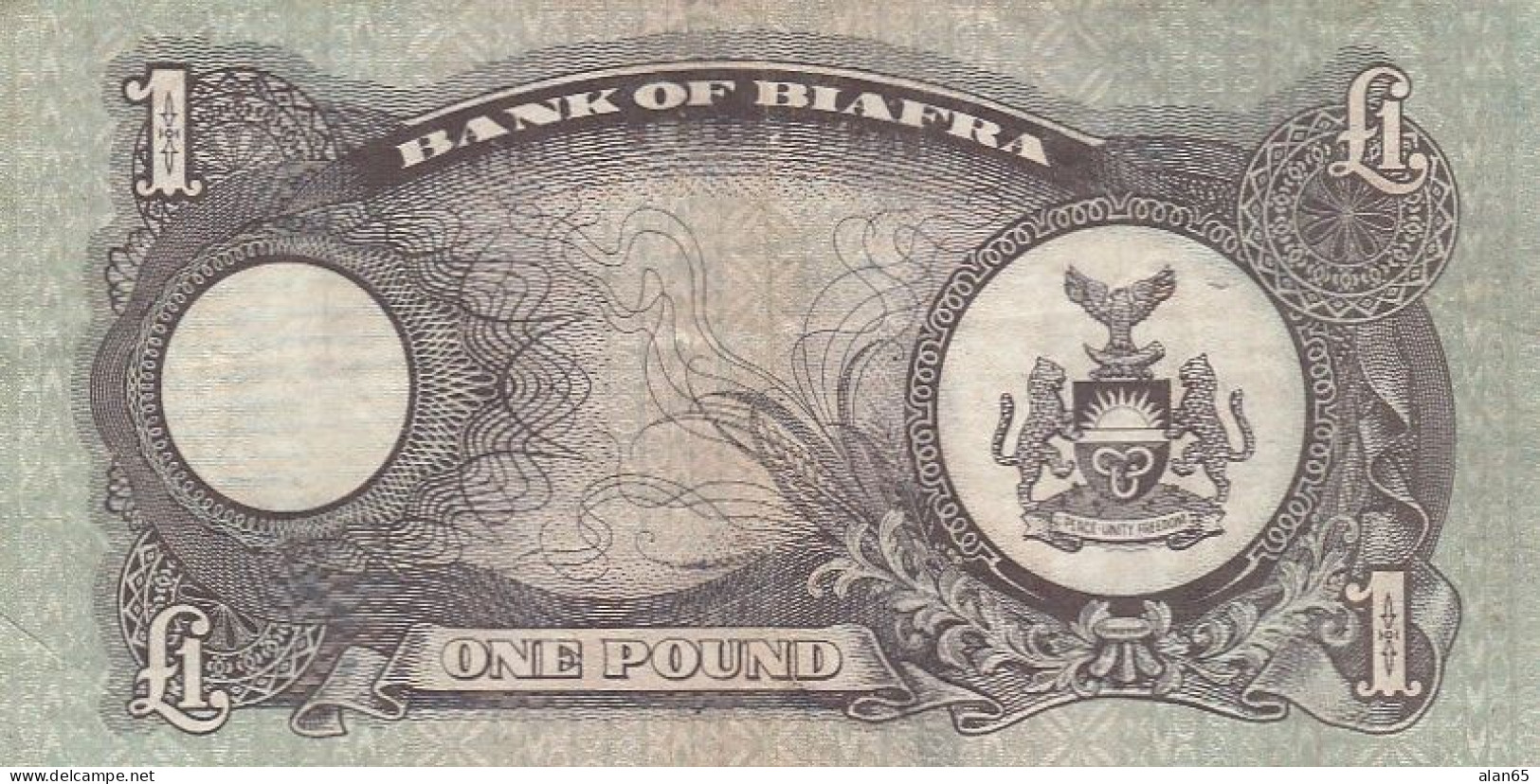 Biafra #5, 1 Pound 1968-1969 Banknote - Other - Africa