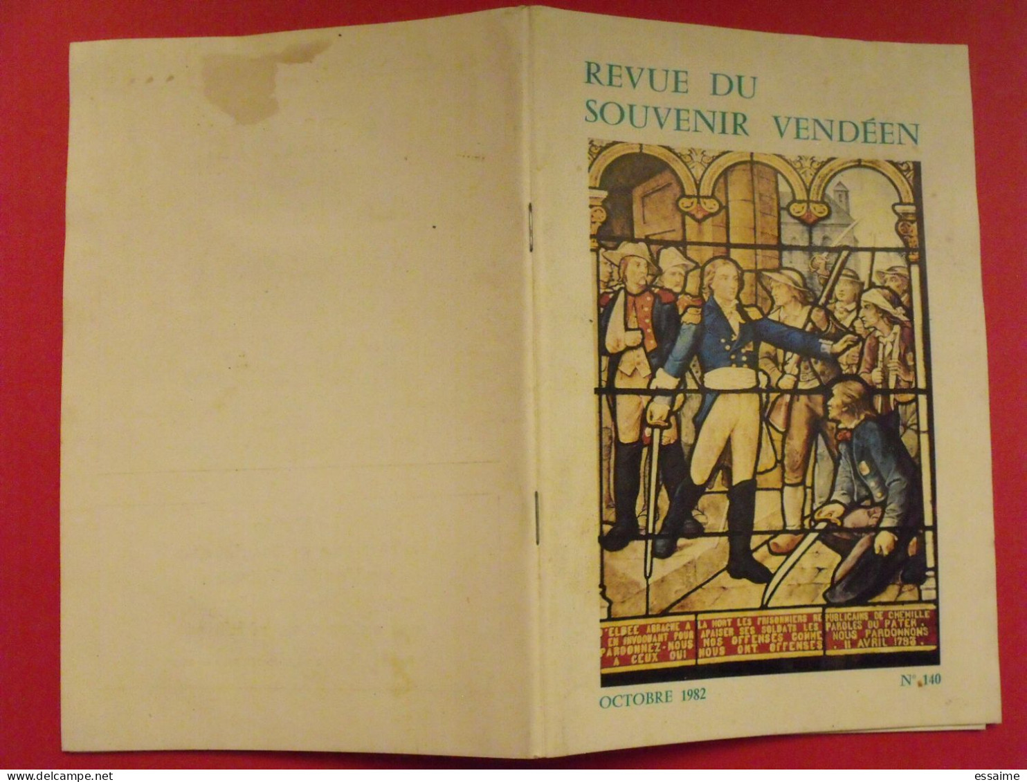 Revue Du Souvenir Vendéen. Octobre 1982, N° 140. Vendée Chouan D'Elbée Saint-Denis La Chevasse - Pays De Loire