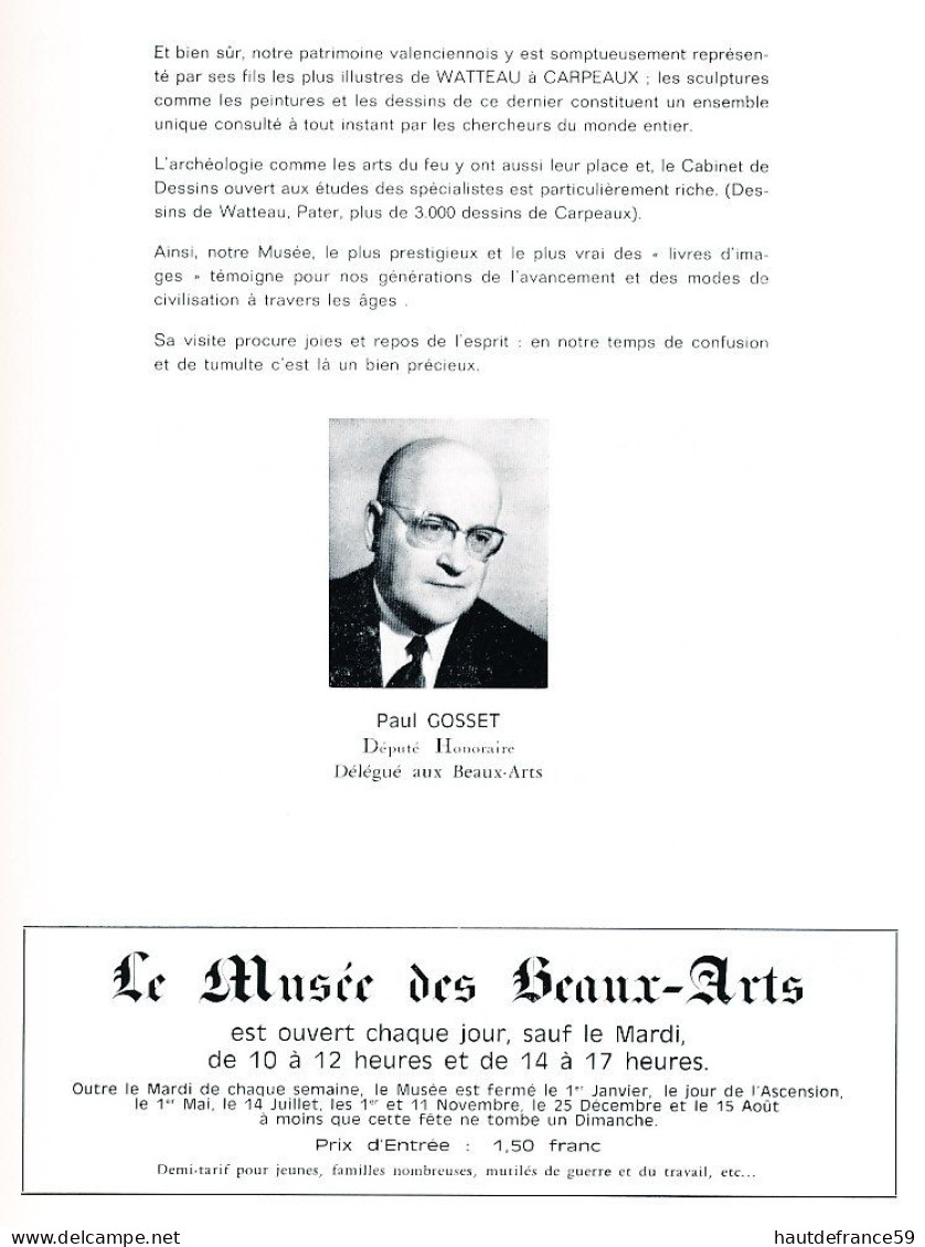 RARE Catalogue 1969 Plans Construction PISCINE MUNICIPALE DE VALENCIENNES Inauguration Secrétaire D Etat - Pierre CAROUS - Dossiers De Presse