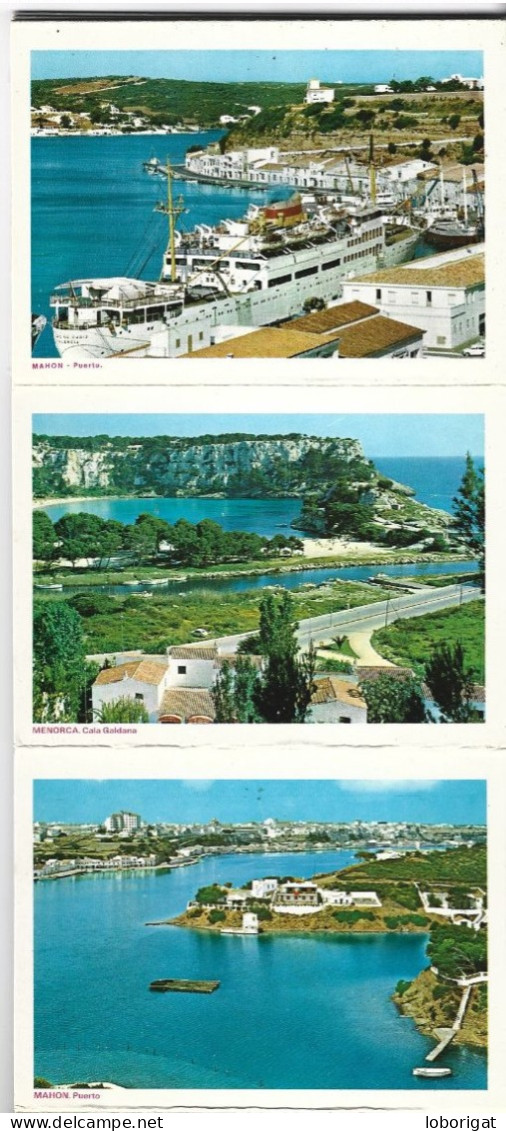LIBRO FLEXO DE POSTALES CON 20 VISTAS DE MENORCA / BALEARES.-  ( ESPAÑA ) - Menorca