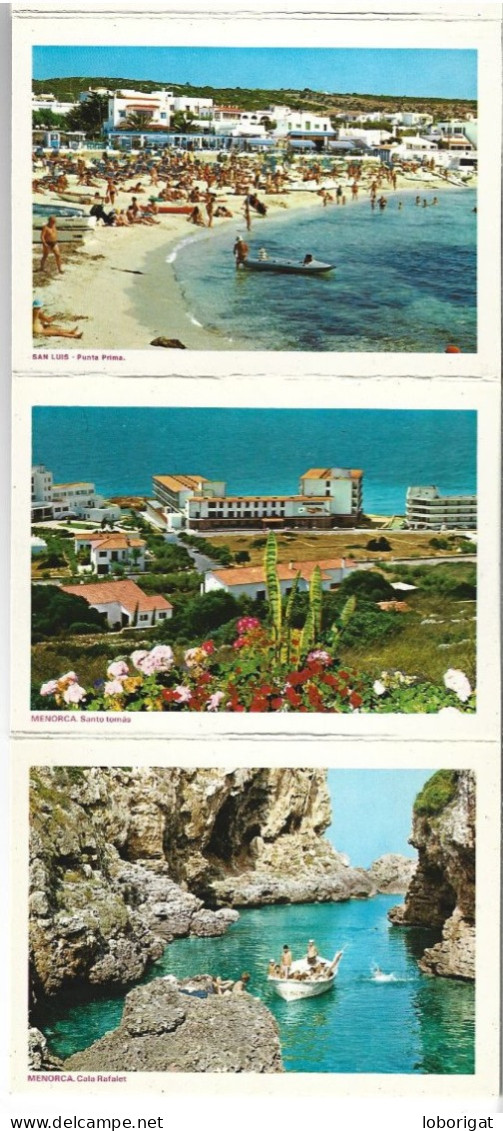 LIBRO FLEXO DE POSTALES CON 20 VISTAS DE MENORCA / BALEARES.-  ( ESPAÑA )