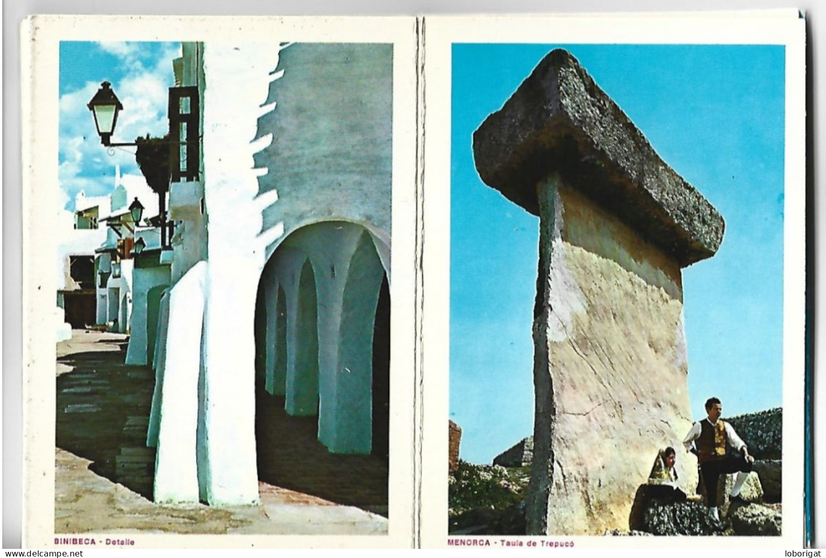 LIBRO FLEXO DE POSTALES CON 20 VISTAS DE MENORCA / BALEARES.-  ( ESPAÑA )