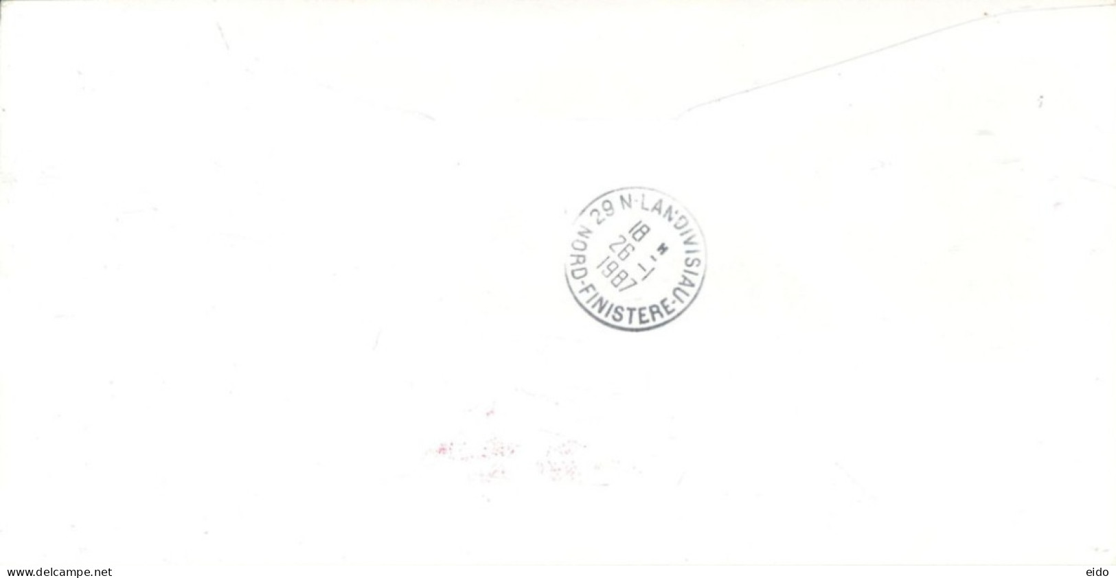 AUSTRALIAN ANTARCTIC TERRITORY - 1986, SPECIAL STAMP COVER SIGNED BY ADELICOP XXIV SENT TO FRANCE. - Storia Postale
