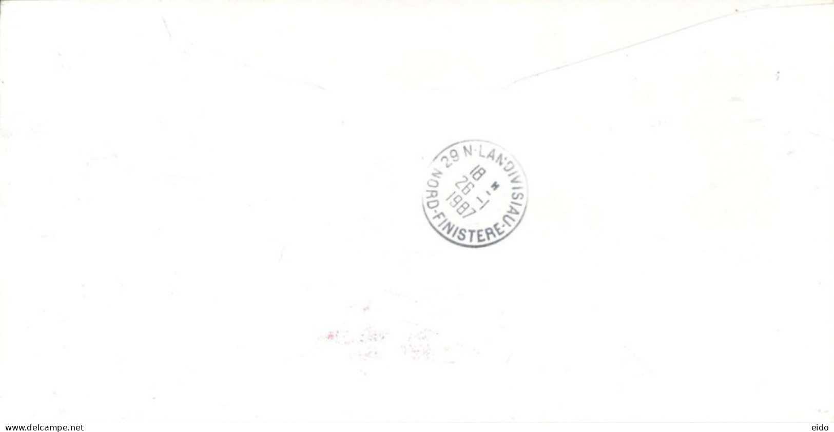 AUSTRALIAN ANTARCTIC TERRITORY - 1986, SPECIAL STAMP COVER SIGNED BY ADELICOP XXIV SENT TO FRANCE. - Covers & Documents