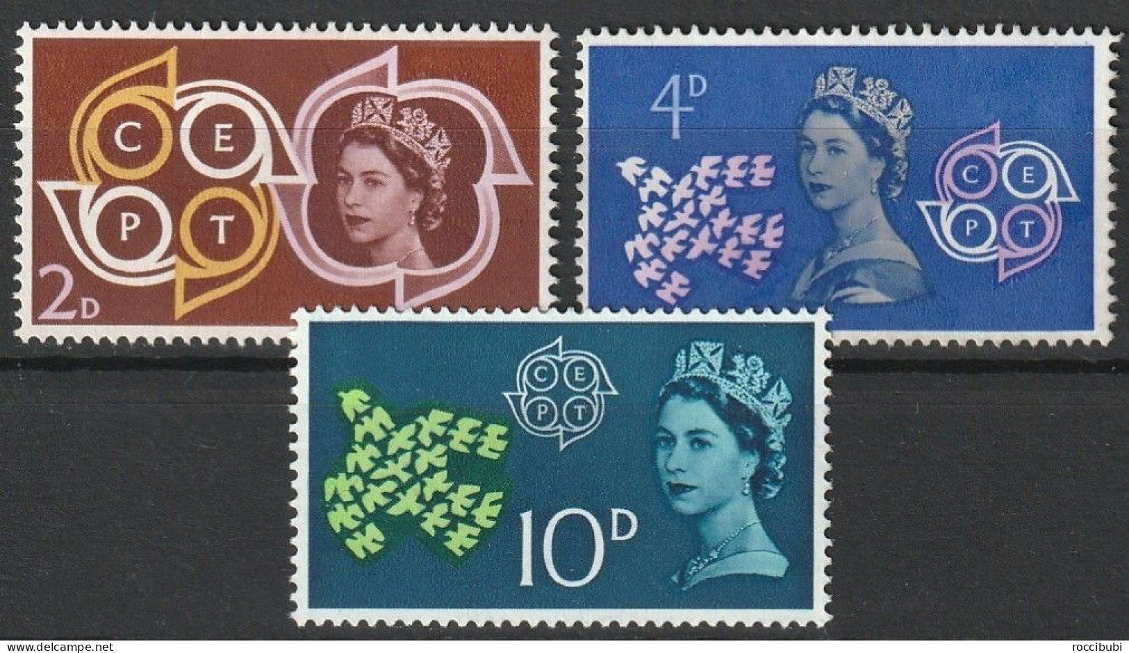 1961 // 346/348 ** - Unused Stamps