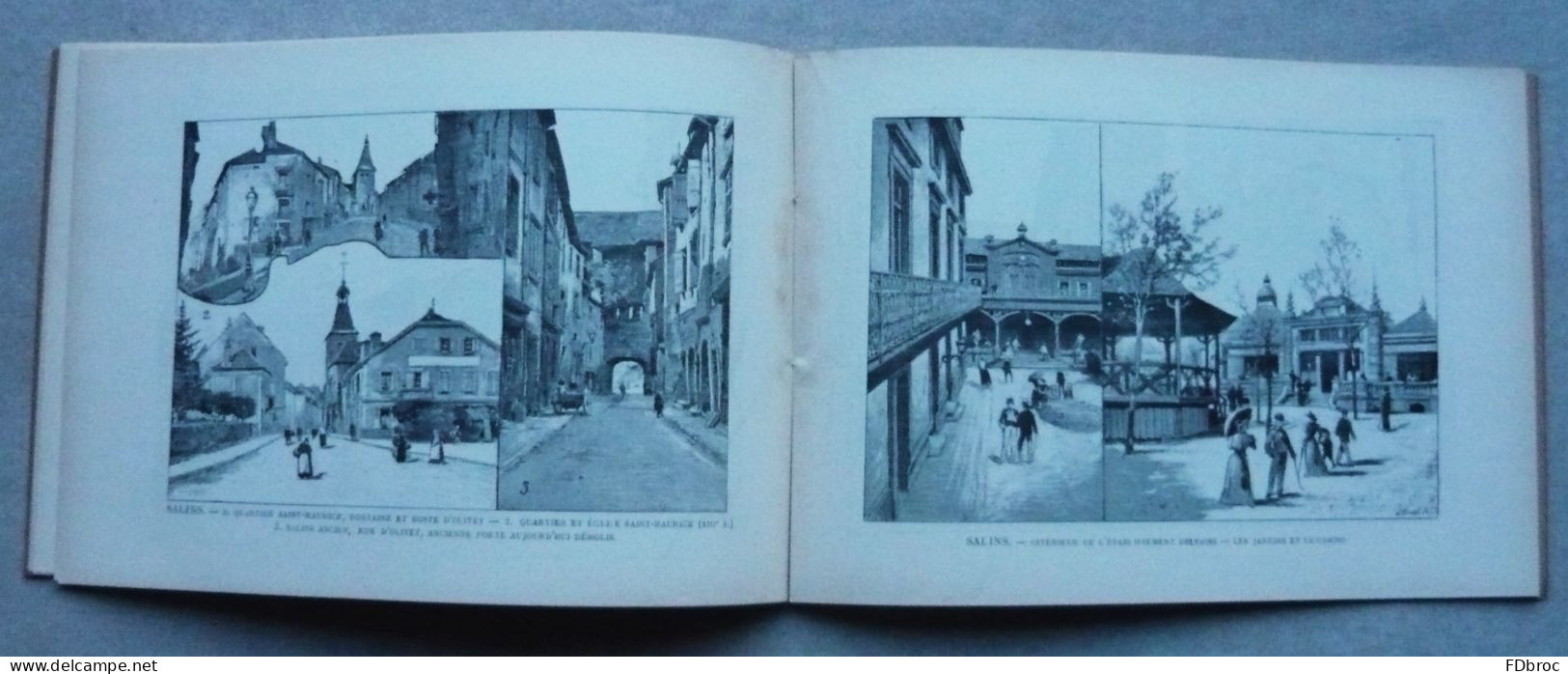 JURA 39 France Album A.KARL N°24 FRANCHE-COMTE Arrondissement de POLIGNY. 1894 ( vues de Arbois Champagnole Salins ....)