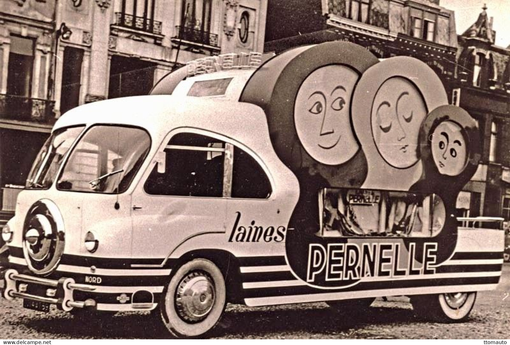 Renault Camion De Publicité Pour Pernelle Sur Le Tour De France 1953  -  15x10cms  PHOTO - Vrachtwagens En LGV