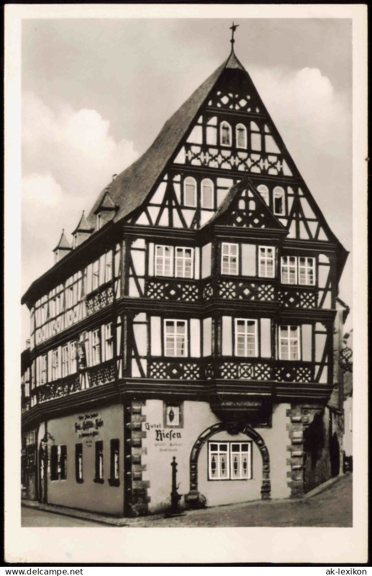 Miltenberg (Main) Hotel Riesen, ältestes Gasthaus Deutschlands 1952 - Miltenberg A. Main