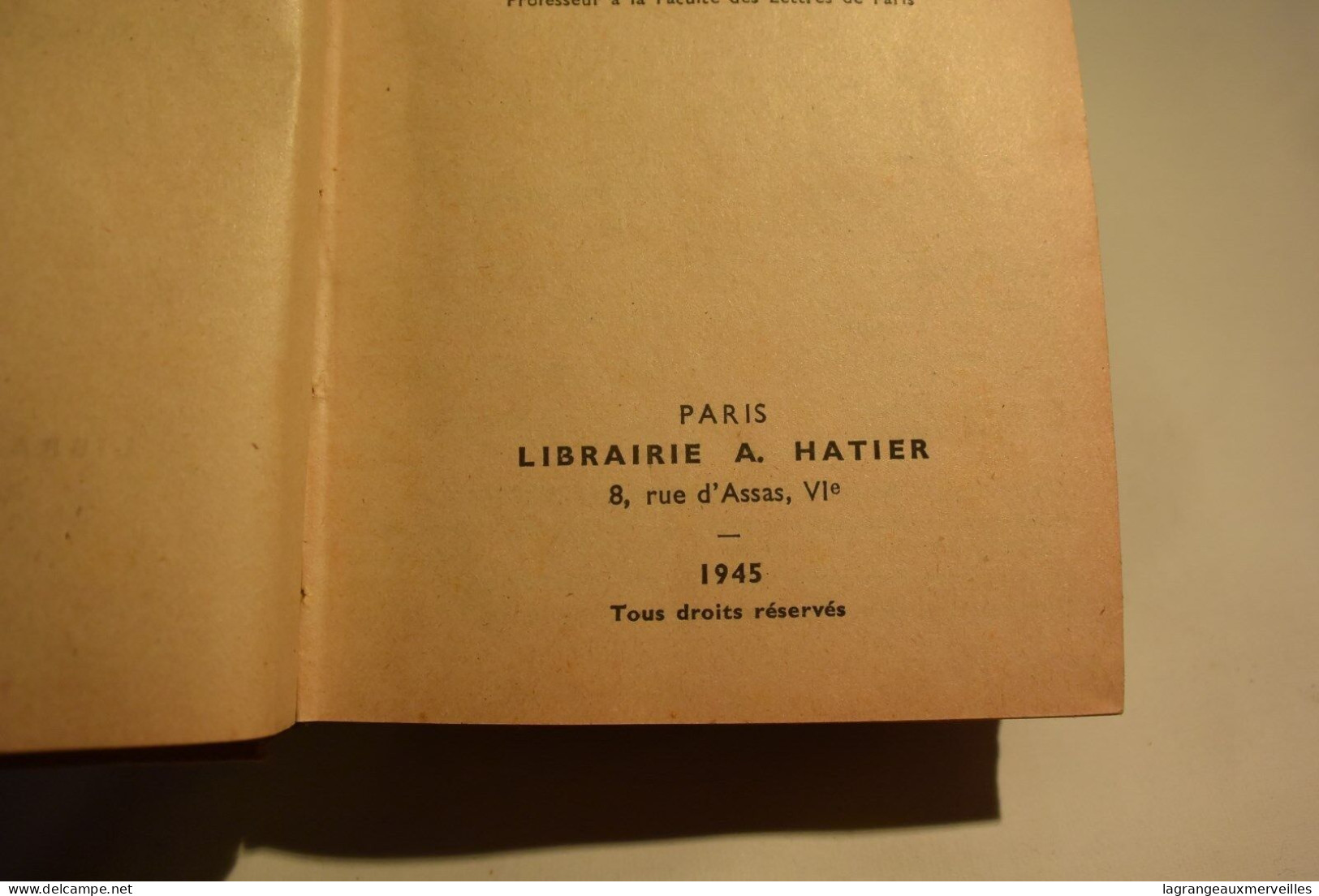 C44 Ancien Dictionnaire Français-Anglais Paris 1945 - Dictionnaires