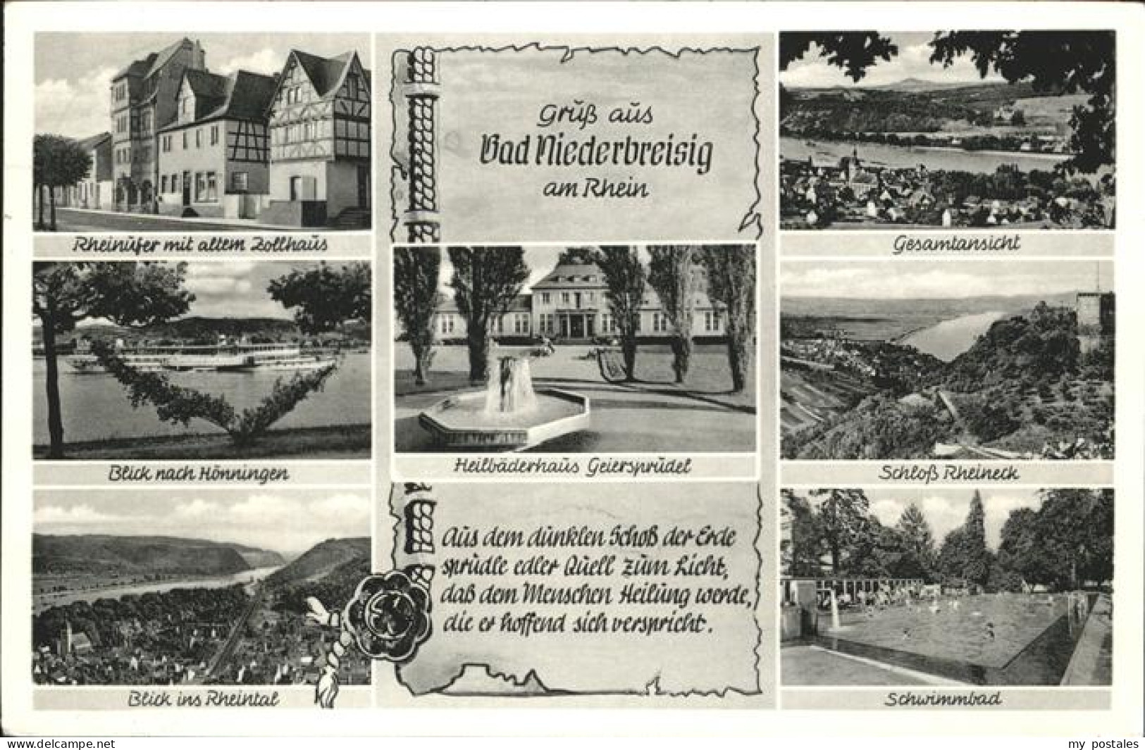 41185325 Bad Niederbreisig Schloss Rheineck Schwimmbad Hoenningen Heilbaederhaus - Bad Breisig