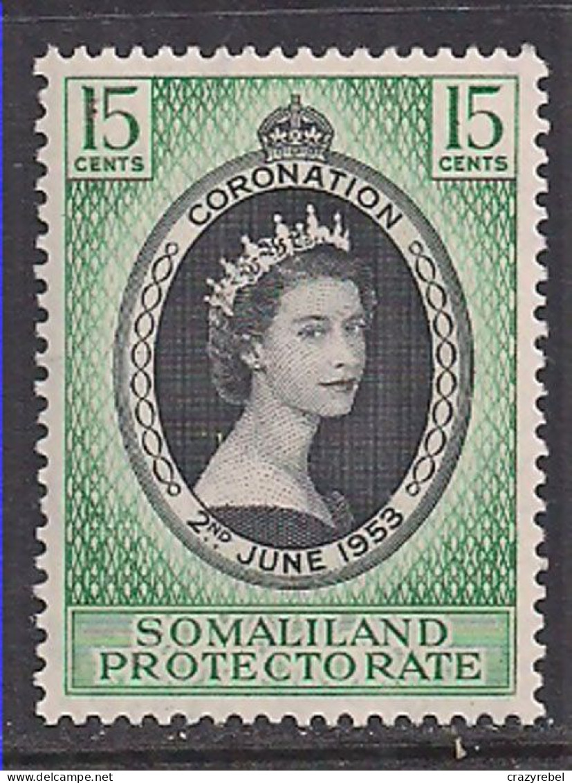 Somaliland Protectorate 1953 QE2 15ct Coronation Umm SG 136 ( L938 ) - Somaliland (Protectoraat ...-1959)