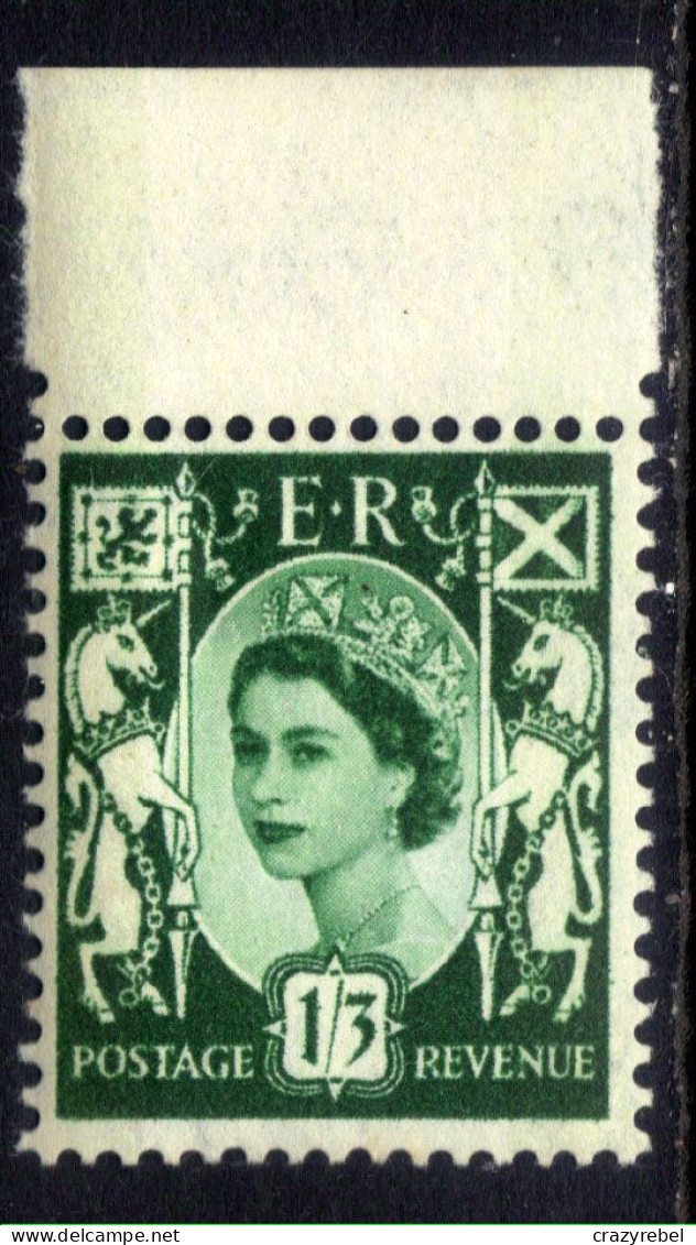 Scotland GB 1963 QE2 1 /-d Green Umm SG S5p & Tab  ( B831 ) - Scozia