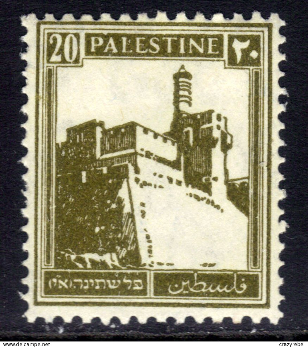 Palestine 1927 - 45 KGV 20m Dome Of The Rock MM SG 99a ( A169 ) - Palestine