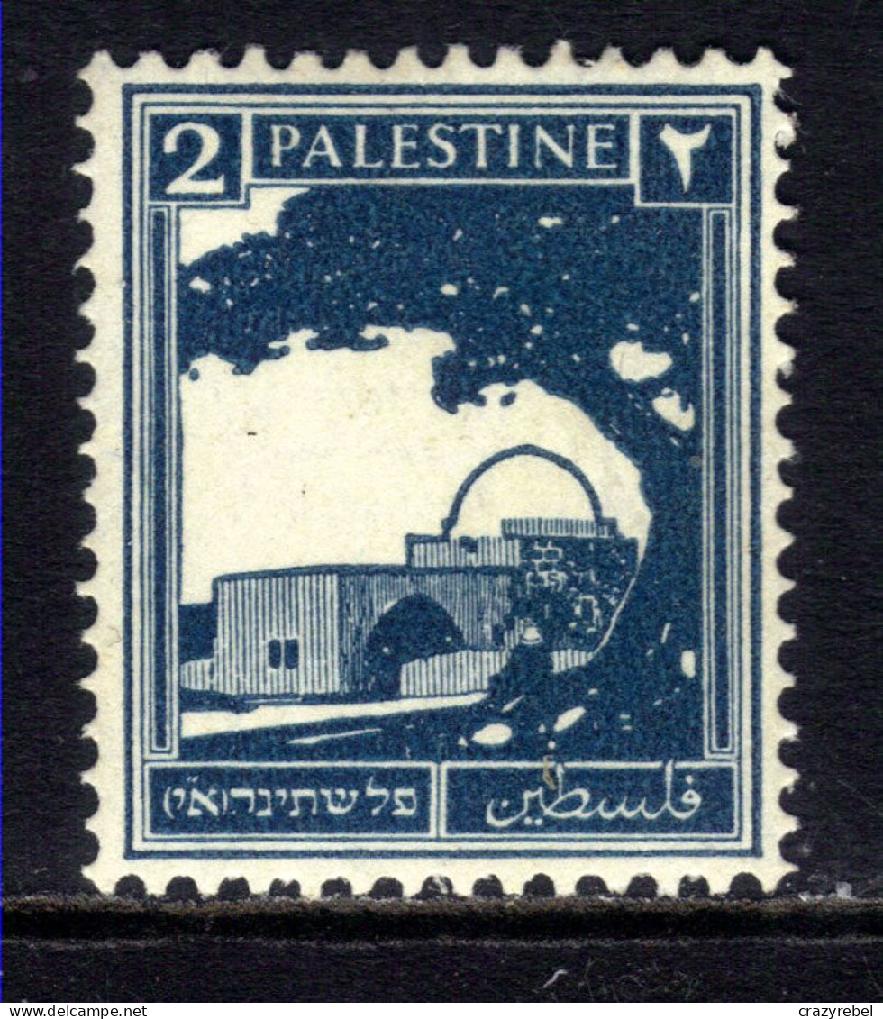 Palestine 1927 - 45 KGV 2m Rachels Tomb MM SG 90 ( A504 ) - Palestine