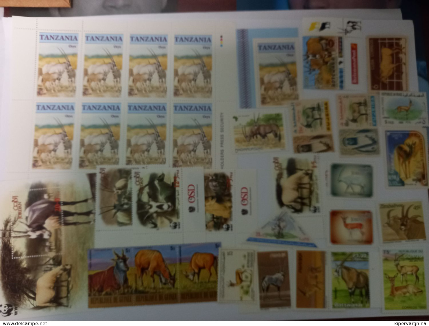 Stamps Allover The World DEERS - Plongée