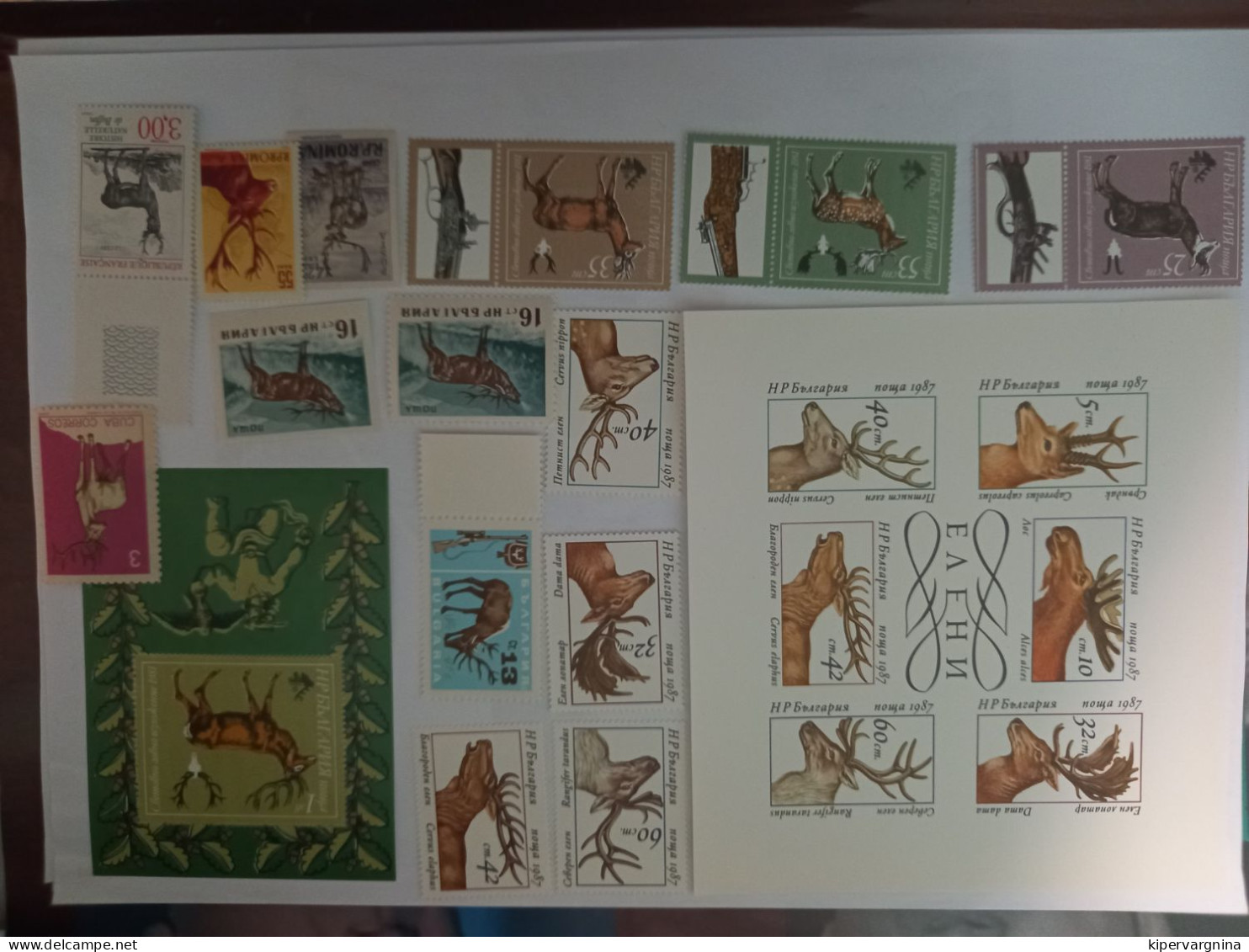 Stamps Allover The World DEERS - Plongée