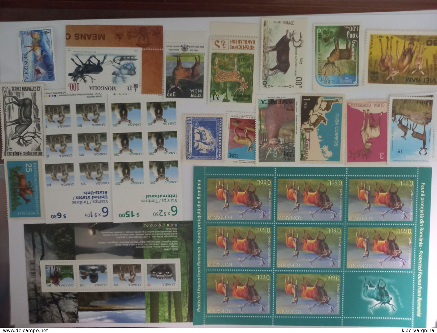 Stamps Allover The World DEERS - Diving