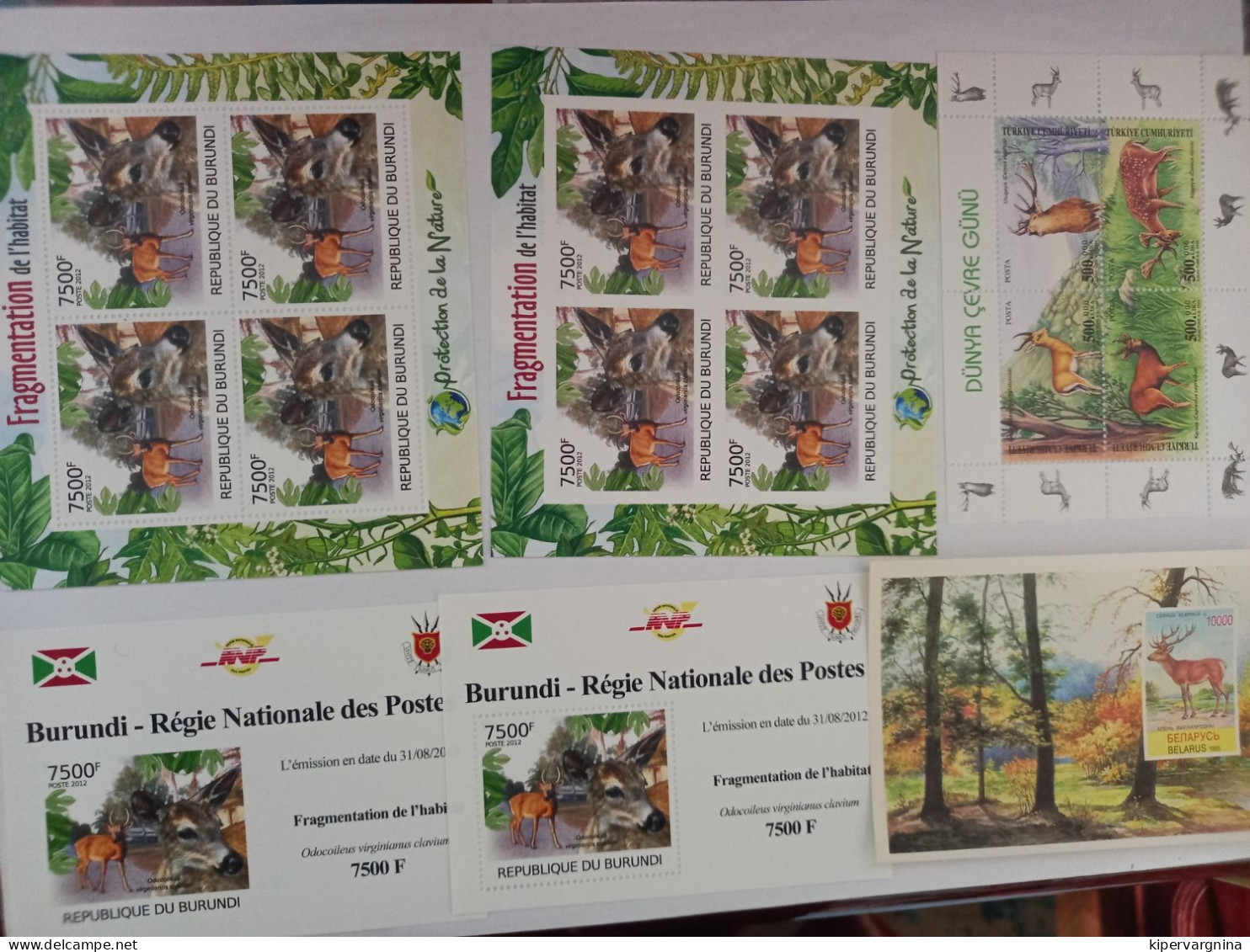 Stamps Allover The World DEERS - Duiken