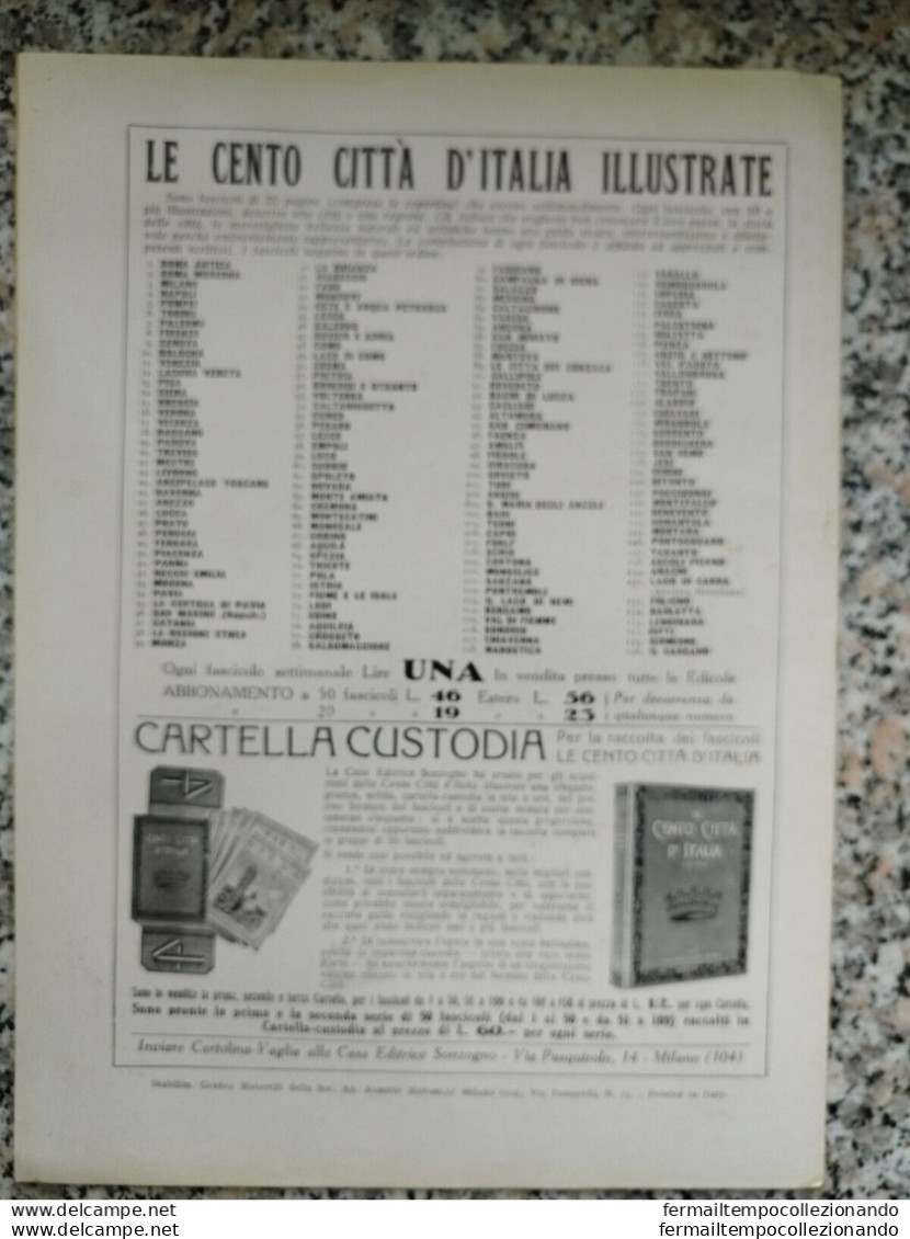 Bi Le Cento Citta' D'italia Illustrate Rieti Lazio - Revistas & Catálogos