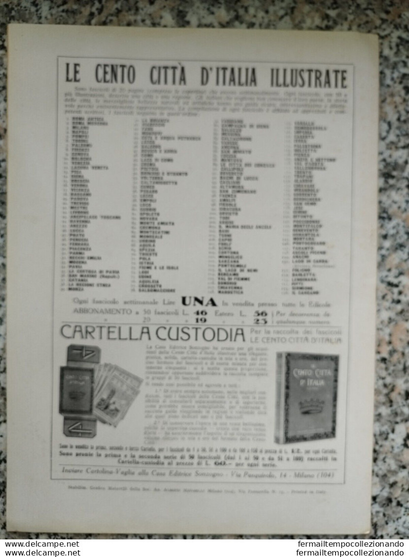 Bi Le Cento Citta' D'italia Illustrate Rieti Lazio - Zeitschriften & Kataloge