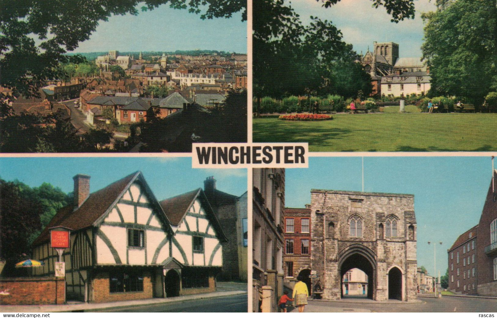 CPM - P - ANGLETERRE - HAMPSHIRE - WINCHESTER - RECTORY - THE OLD CHESIL - COUNTY BUILDINGS - WEST GATE ARC - Winchester