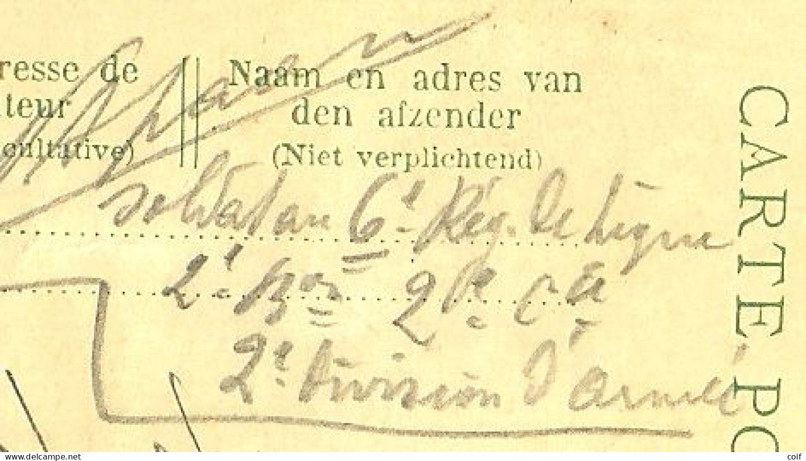 Entier Stempel HERENT Op 8/08/1914 Naar St-Gilles (verzonden Soldat A 6° Reg.de Ligne...2°Division D'armee - Zone Non Occupée