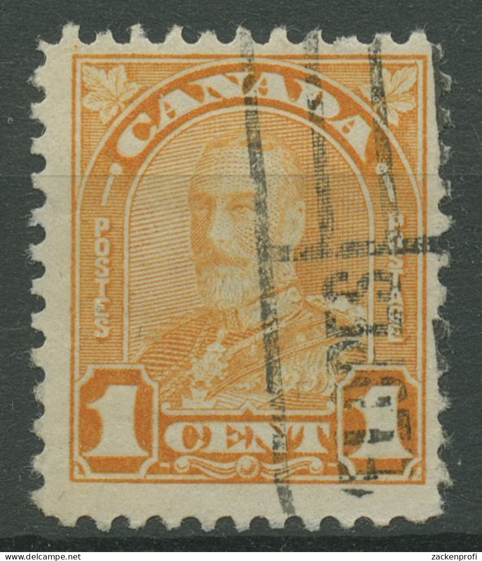 Kanada 1930 König Georg V. Mit Ahornblättern 1 Cent, 139 A Gestempelt - Oblitérés