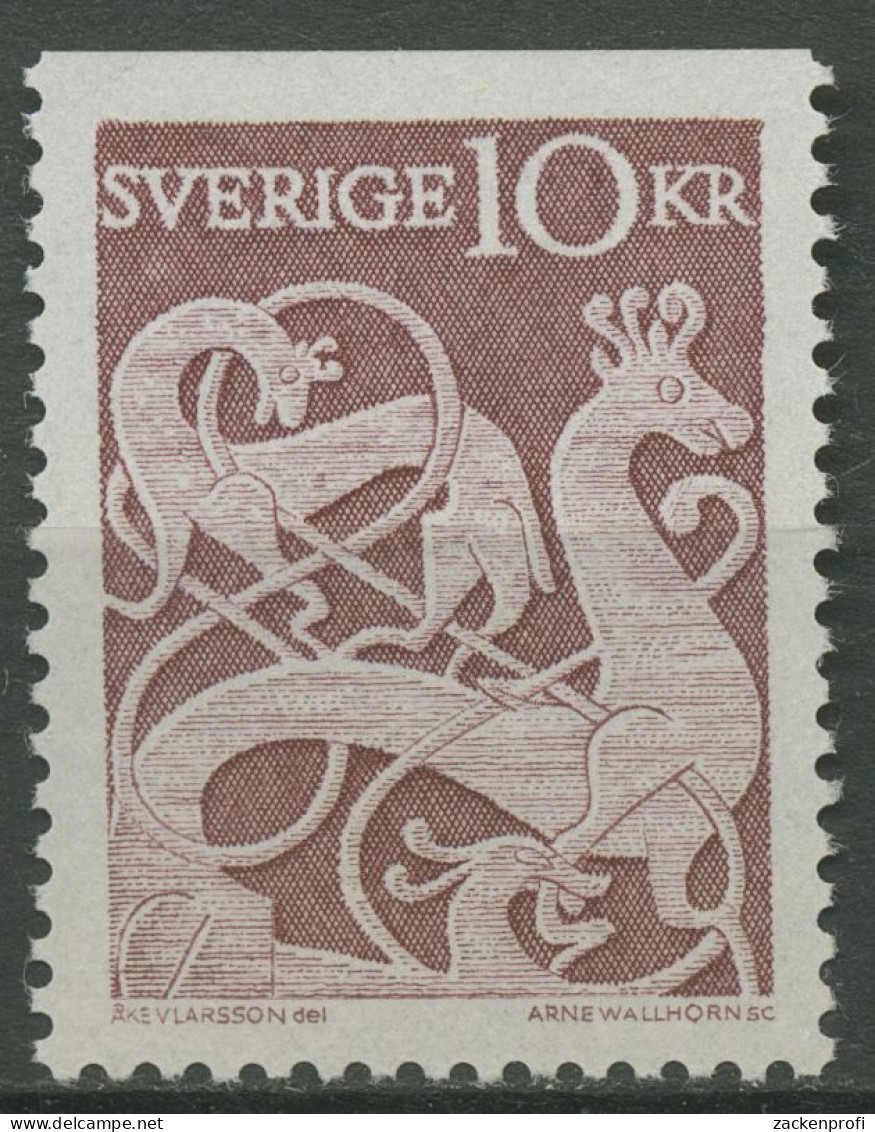 Schweden 1961 Freimarke Bildstein Aus Öland 481 Do Postfrisch - Neufs
