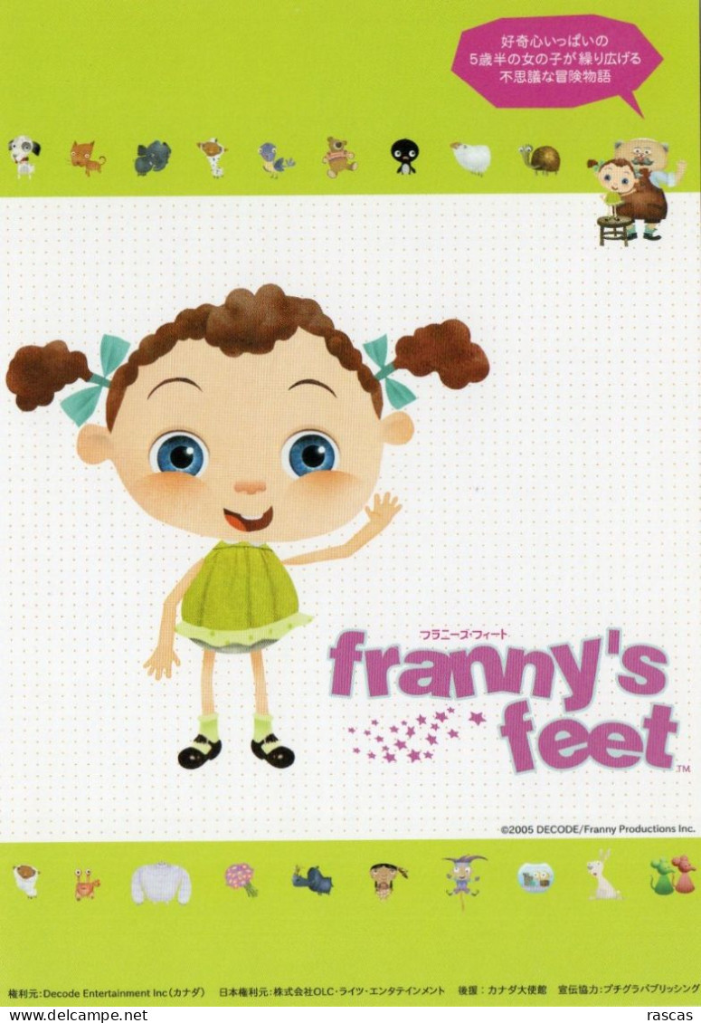 CPM - R - CARTE JAPONAISE DE LA SERIE TELEVISEE FRANNY'S FEET - FRANNY ET LES CHAUSSURES MAGIQUES - Séries TV