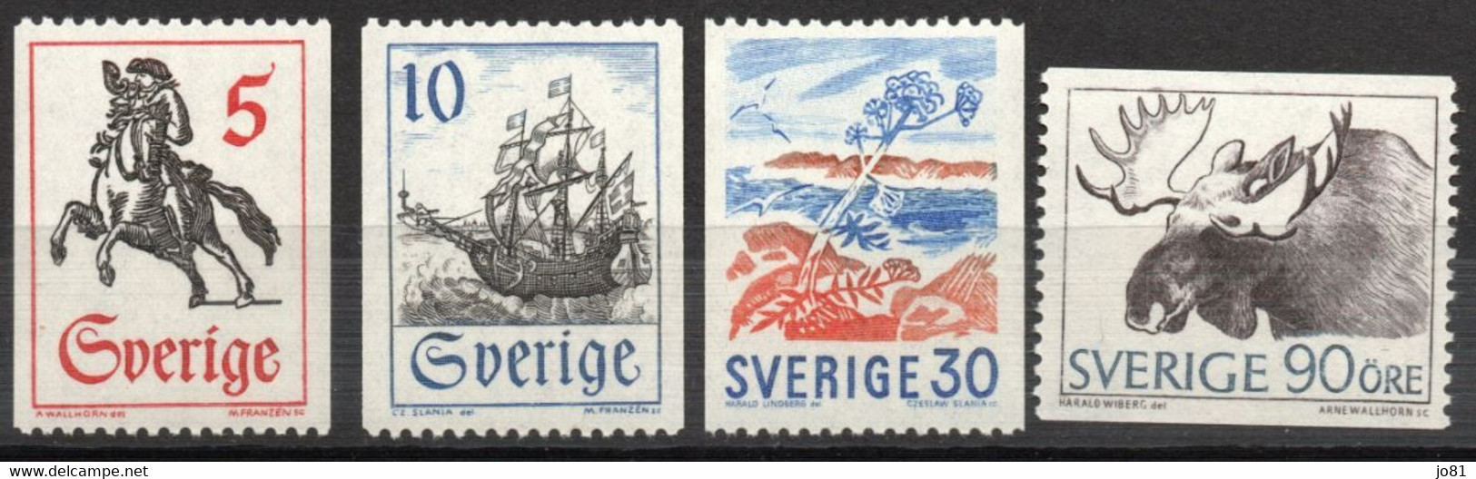 Suède YT 574-577 Neuf Sans Charnière XX MNH - Nuevos