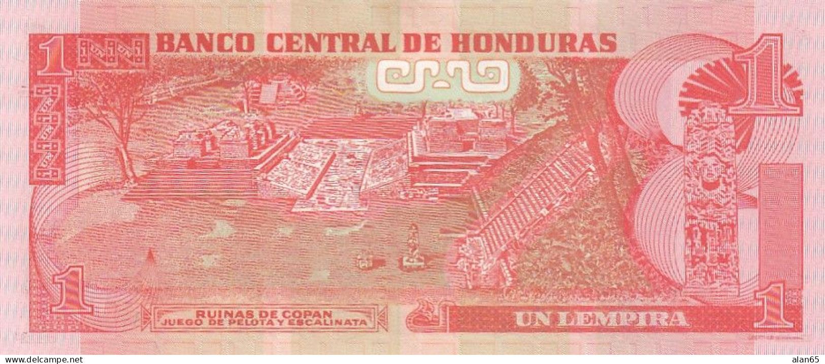 Lot Of 3 Honduras Banknotes #80Ae 2 Lempiras 2006, #80Ah 2 Lempiras 2010, #89b 1 Lempira 2010 - Honduras