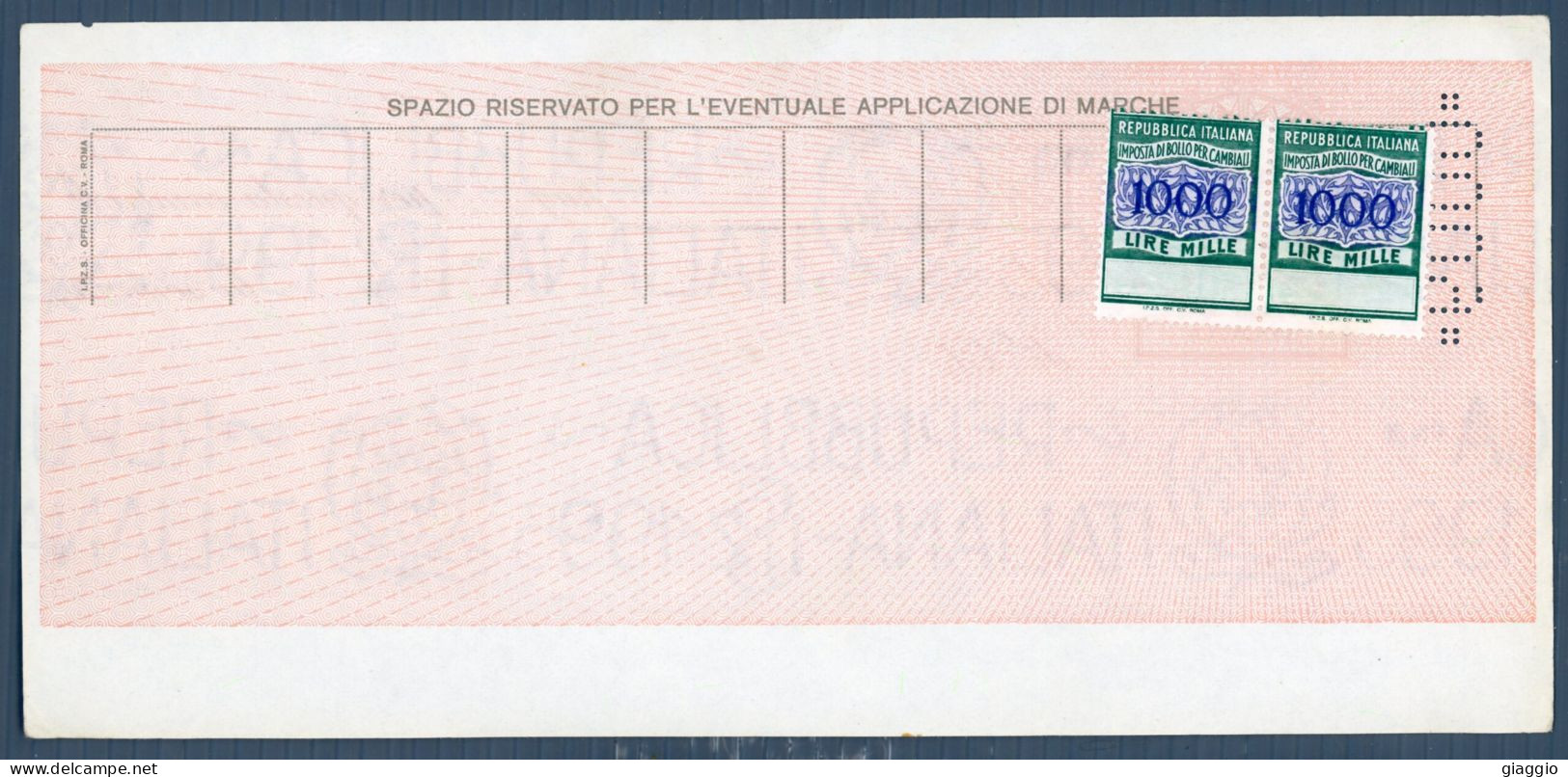 °°° Cambiale N. 5550 - Da £ 6.000 Fuori Formato °°° - Andere & Zonder Classificatie