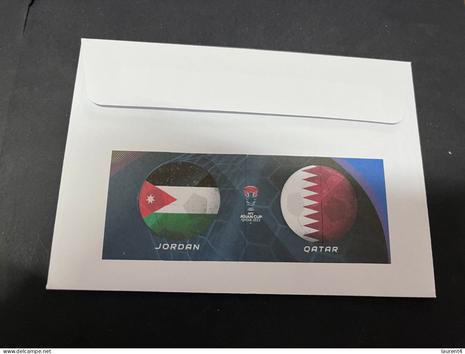 12-2-2024 (4 X 2) AFC Asian Cup 2023 (Qatar) Jordan (1) V Qatar (3) - 10-2-2024 - With OZ Stamp - Other & Unclassified