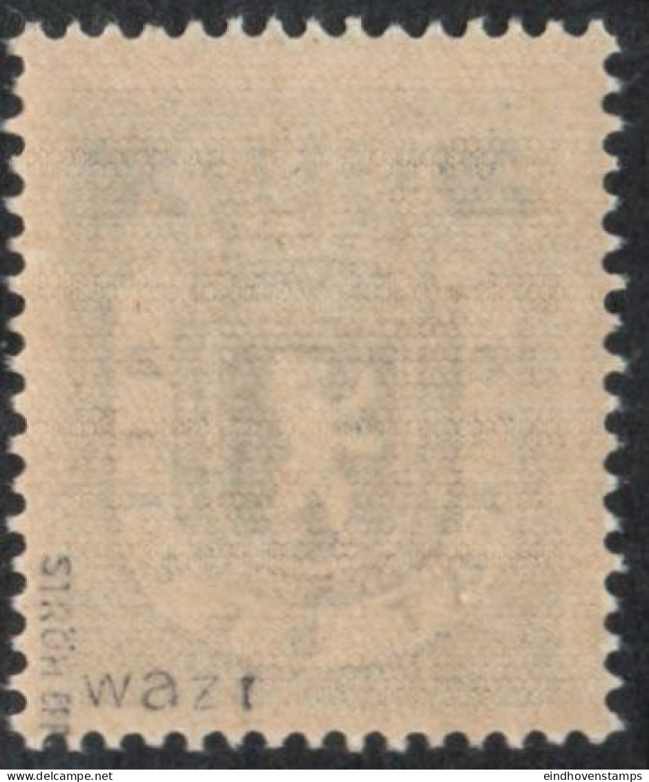 Germany 1945 Stadt Berlin 20 Pf Paper WA Z Plateflaw Mi I MNH Certified Ströh BPP Ber"L"in Extended Character - Berlin & Brandebourg